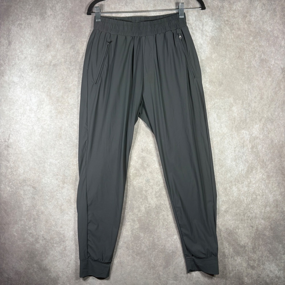 Barbell Apparel Joggers Mens S Grey Anything Jogger Athletic Zipper Pockets Gym